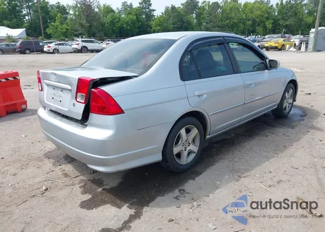 2004 Honda Civic Ex из США, поврежденный, VIN 2HGES26824H537402